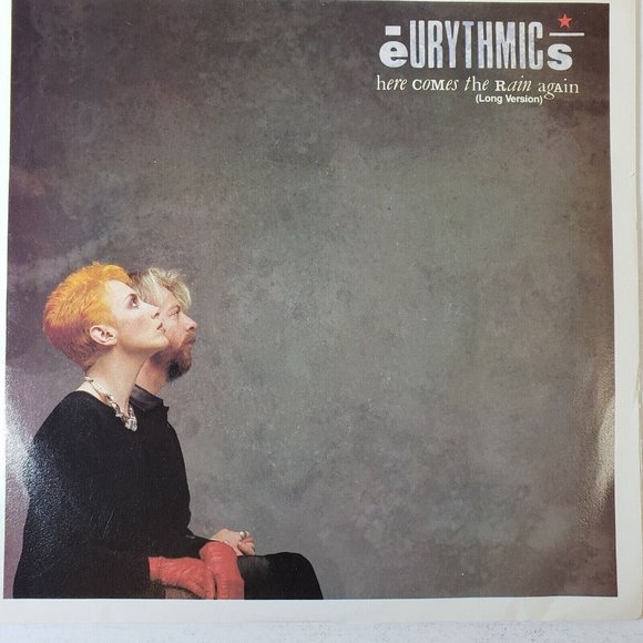 Vintage 1983 RCA PB 13725 Eurythmics Here Comes The Rain Again 45 Vinyl Tested - Picture 2 of 6